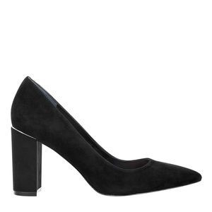 Marc Fisher Vivene Black Suede Pumps